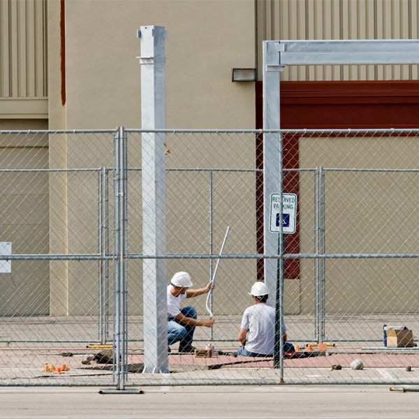 how much time can i rent the temporary fence for my work site or event in Rochelle